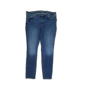 Old Navy Rockstar Super Skinny Women's size 16 Dark Wash Blue Denim jeans